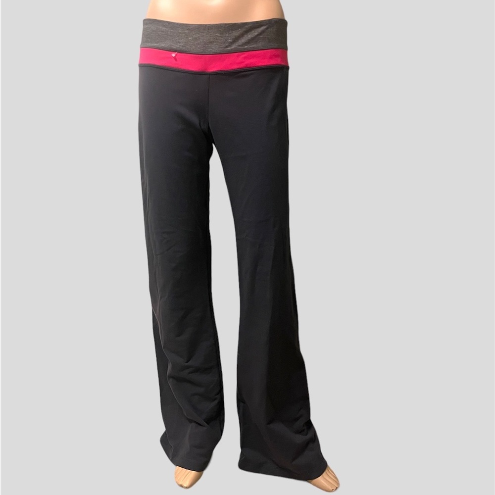 Lululemon gray pink leggings pants  size 10